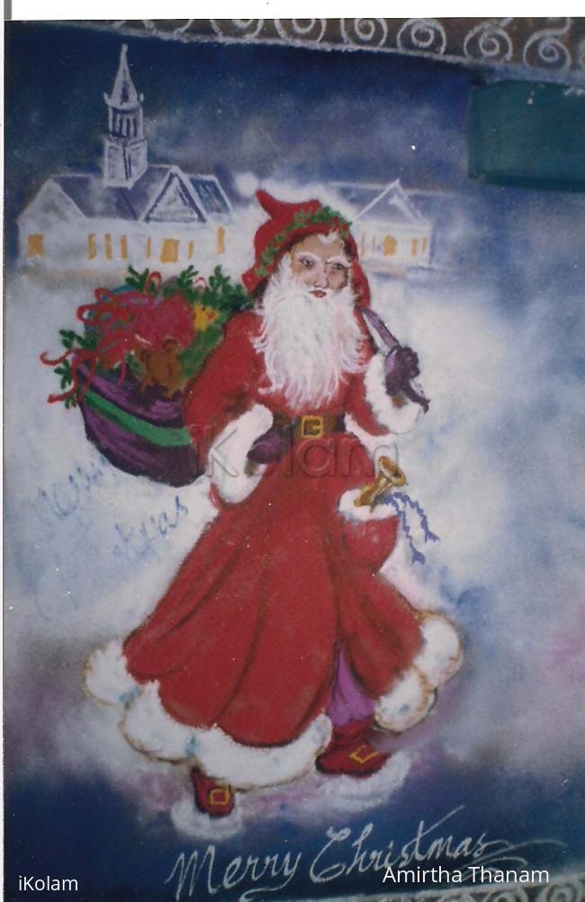 Rangoli: santa claus