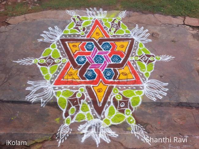 Rangoli: margali rangoli 