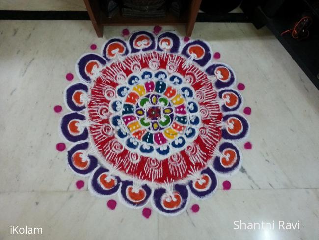 Rangoli: free hand rangoli