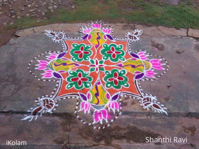 Rangoli: margali rangoli 