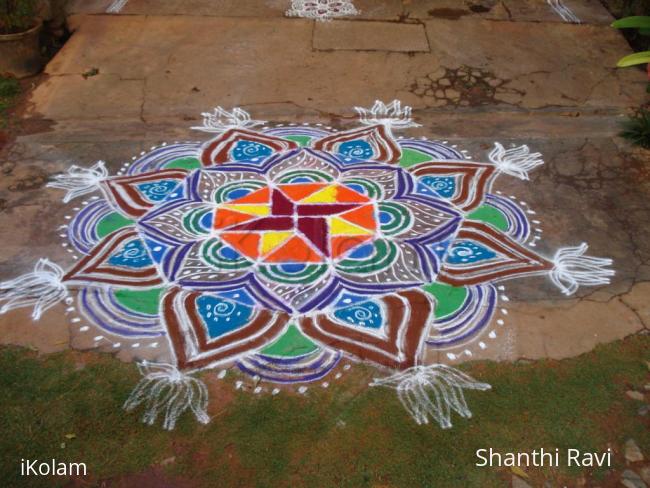 Rangoli: margazhli rangoli