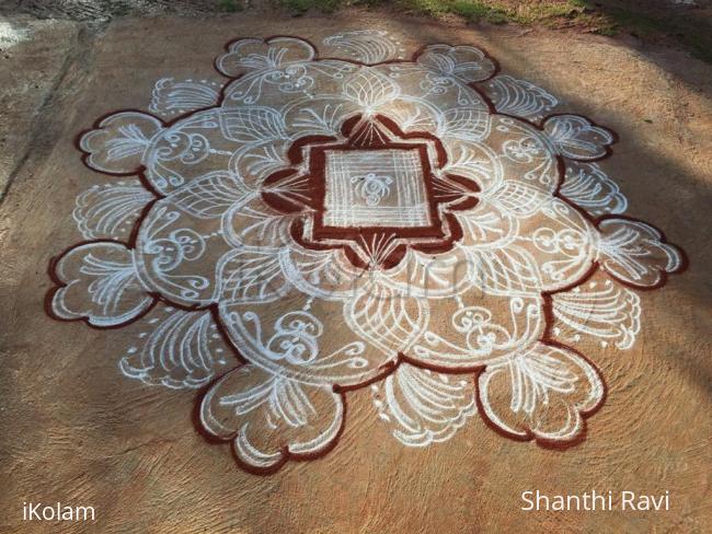 Rangoli: Freehand rangoli