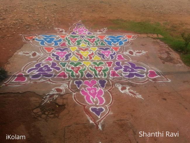 Rangoli: Happy Tamil new year, vishu and baisaki !!