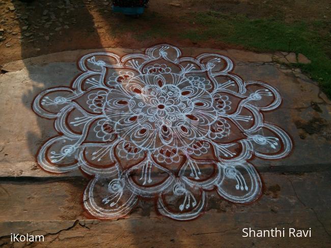 Rangoli: freehand rangoli