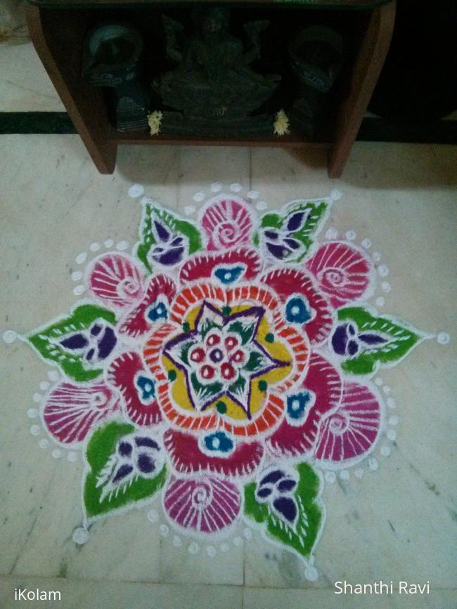 Rangoli: freehand rangoli