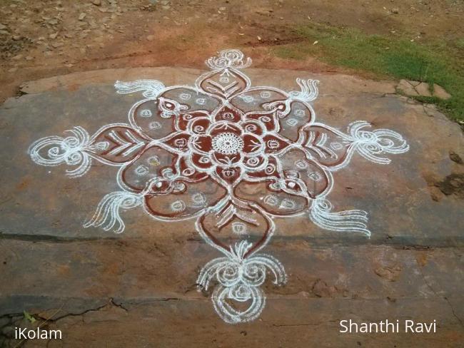 Rangoli: simple rangoli