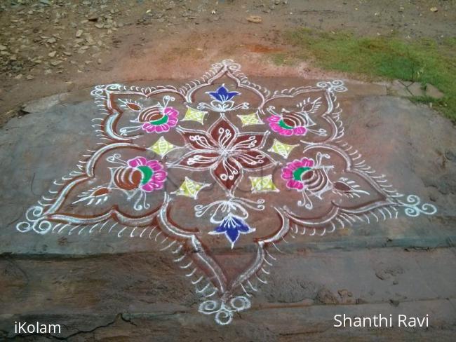 Rangoli: freehand rangoli