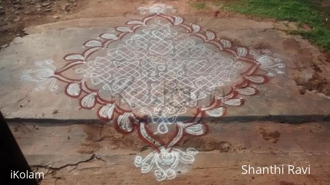 Rangoli: chikku kolam