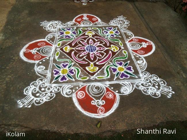 Rangoli: Margazhli kolam Day 4