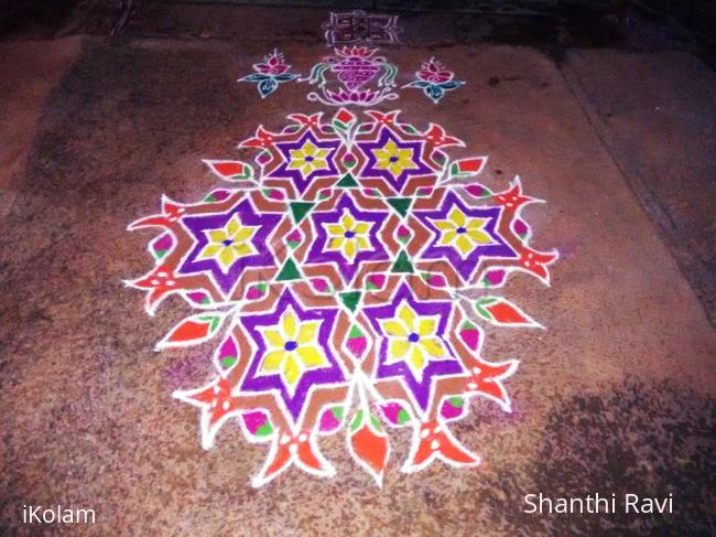 Rangoli: Happy new year to all ikolam members