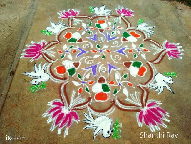 Rangoli: Republic Day 2015