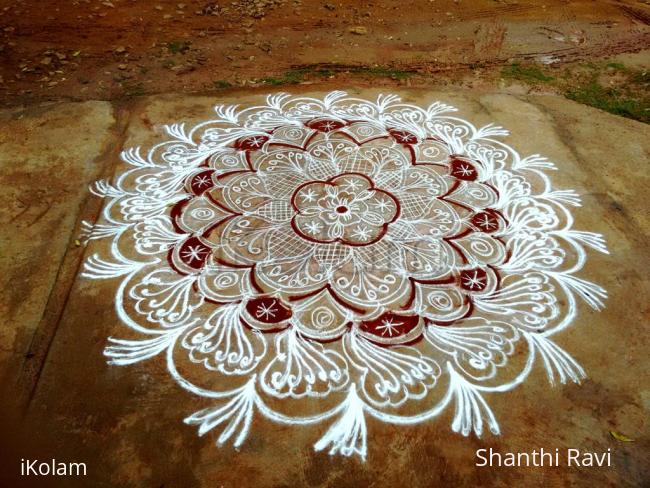 Rangoli: Friendship day rangoli