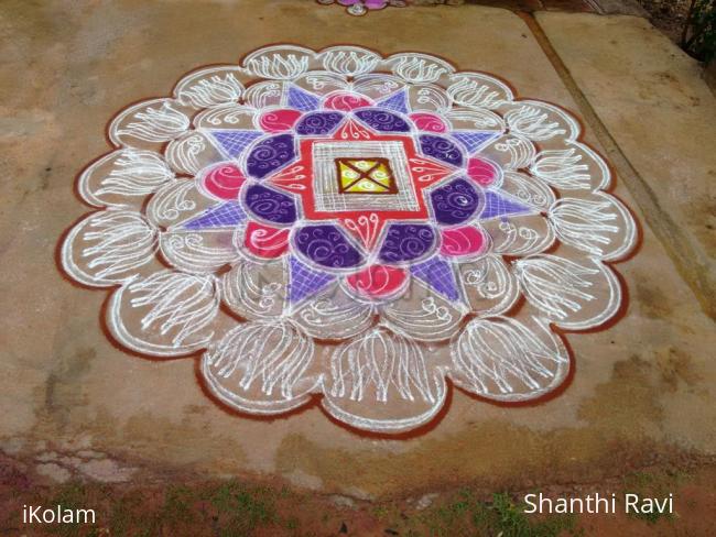 Rangoli: Freehand rangoli