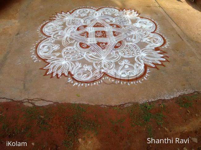 Rangoli: Freehand rangoli