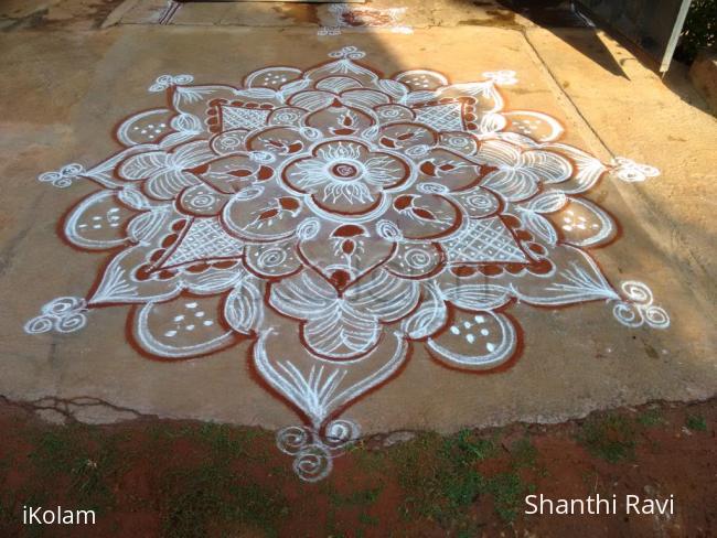 Rangoli: Freehand rangoli