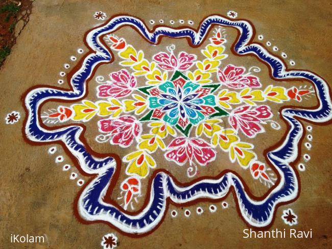 Rangoli: Tamil new year rangoli