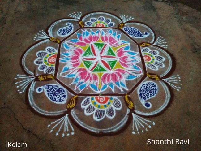 Rangoli: Margazhli kolam