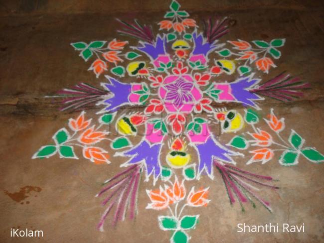 Rangoli: deepavalli rangoli