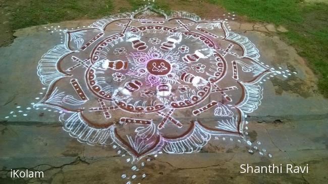 Rangoli: Krishna Janmastami Rangoli