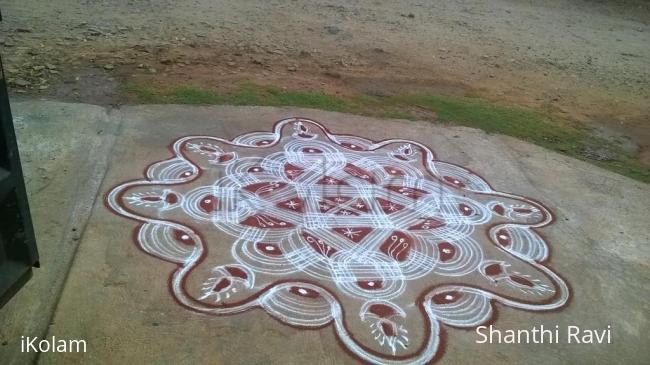 Rangoli: karthigai rangoli