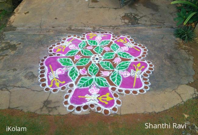 Rangoli: Mahashivarathri rangoli