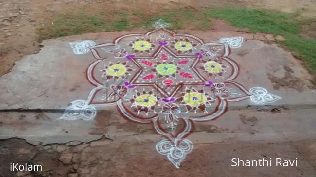 Rangoli: colour rangoli