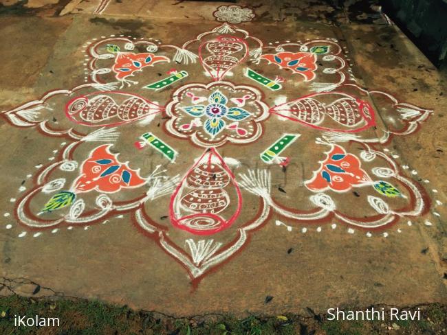 Rangoli: Krishna Jayanthi rangoli