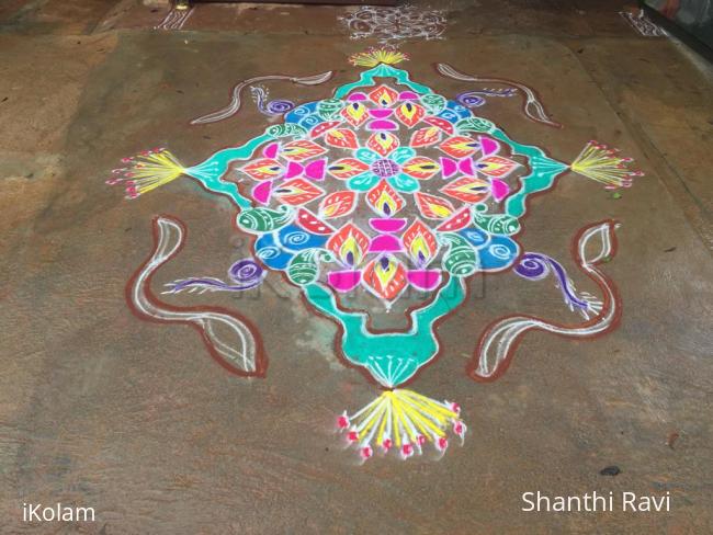 Rangoli: Diwali rangoli 