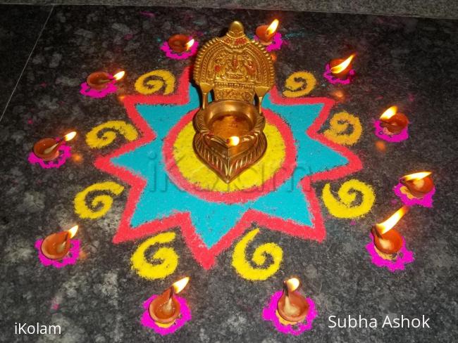 Rangoli: Karthigai kolam