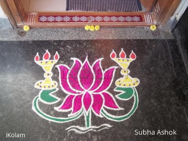 Rangoli: Kaarthigai Kolam