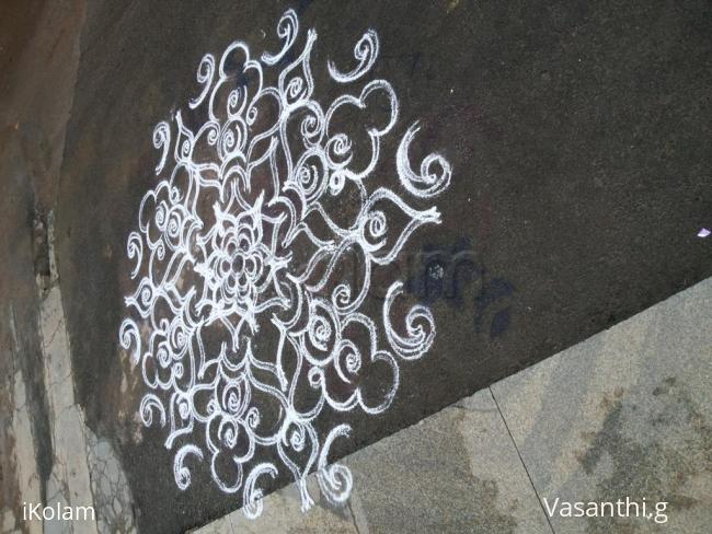 Rangoli: free hand rangoli