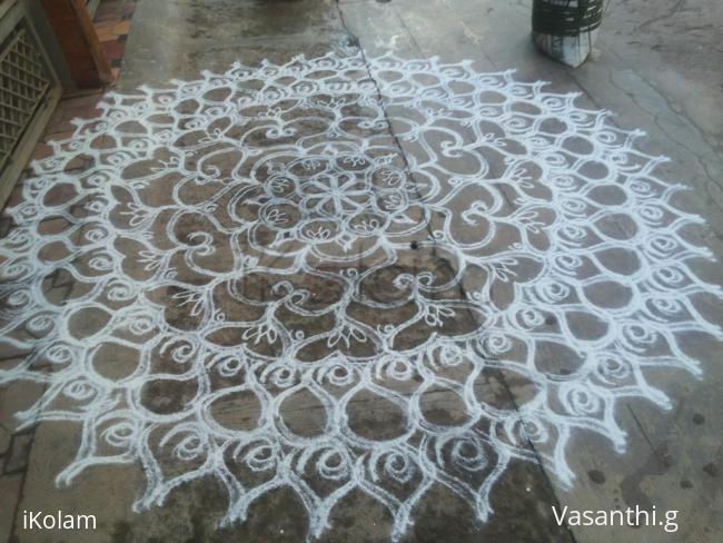 Rangoli: free hand rangoli