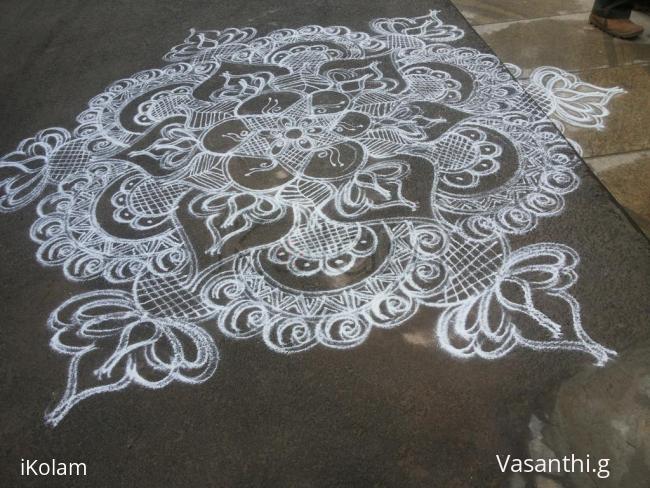 Rangoli: new year rangoli