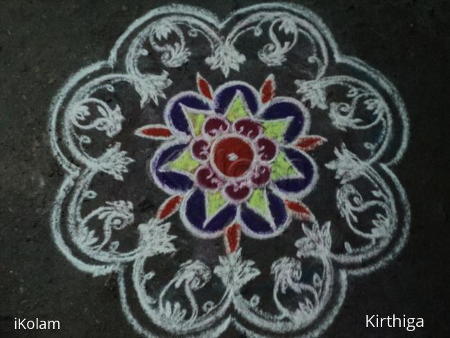 Rangoli: marghali kolam