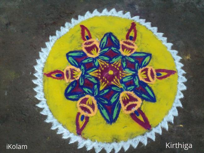 Rangoli: friday kolam