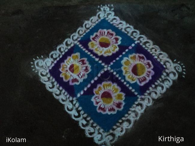 Rangoli: carpet flower