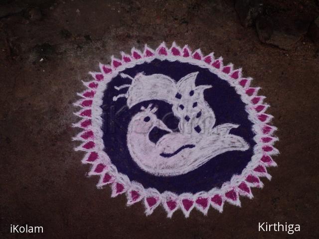 Rangoli: marghali kolam