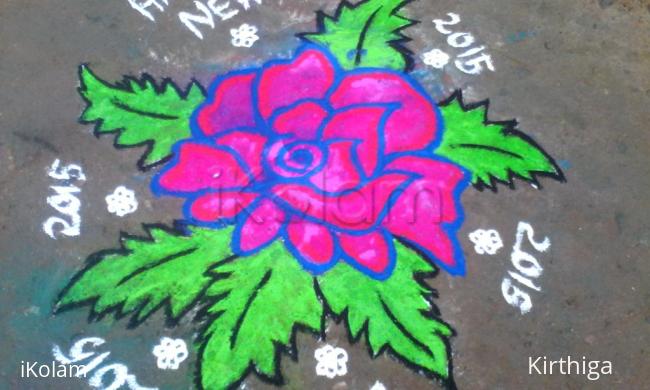 Rangoli: new year kolam