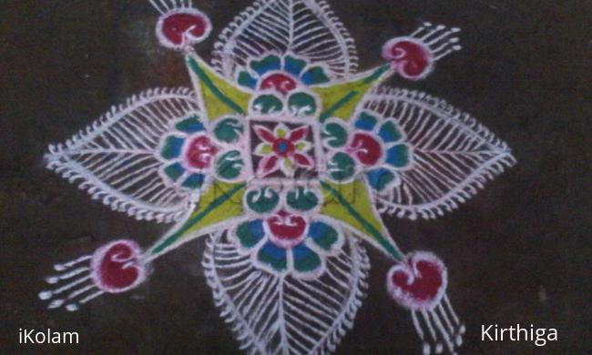 Rangoli: marghali kolam