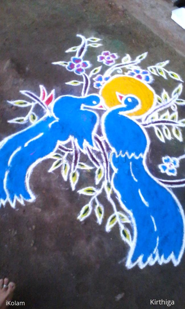 Rangoli: marghali kolam