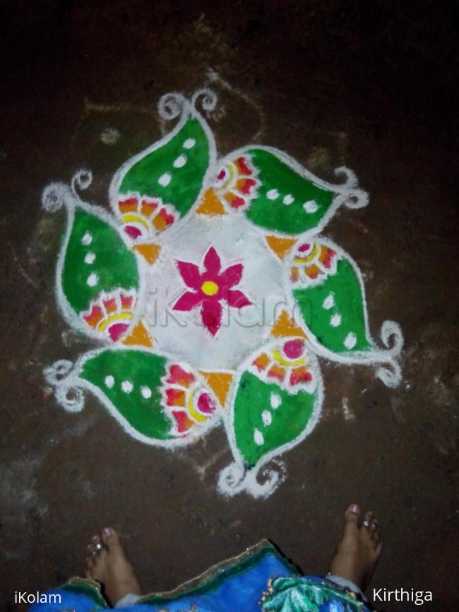 Rangoli: marghali kolam