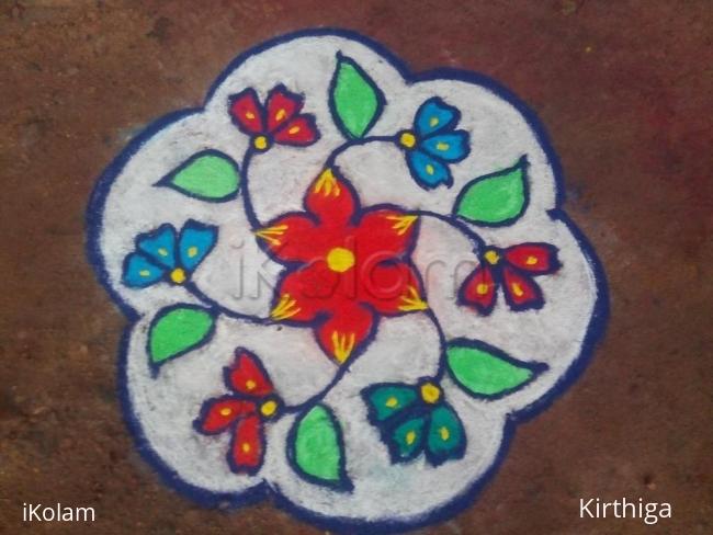 Rangoli: marghali kolam