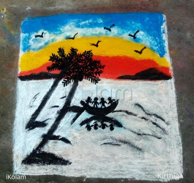 Rangoli: Marghali kolam 