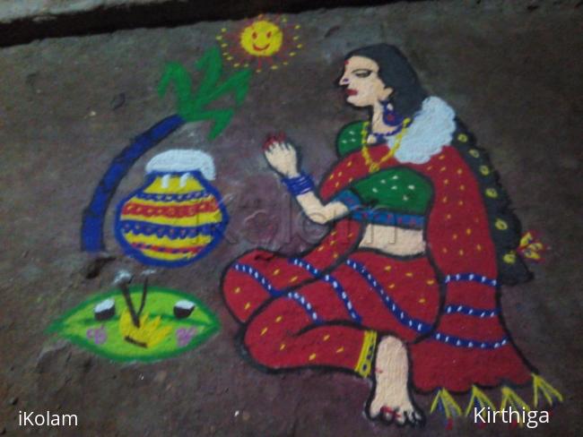 Rangoli: Pongal kolam