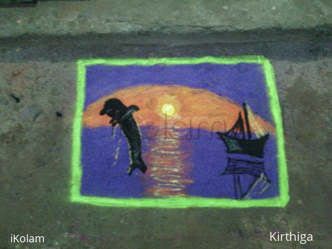 Rangoli: Marghali kolam