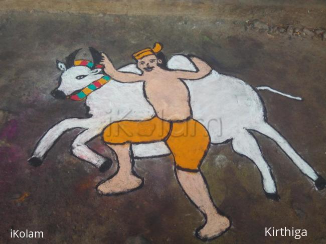 Rangoli: Mattu pongal