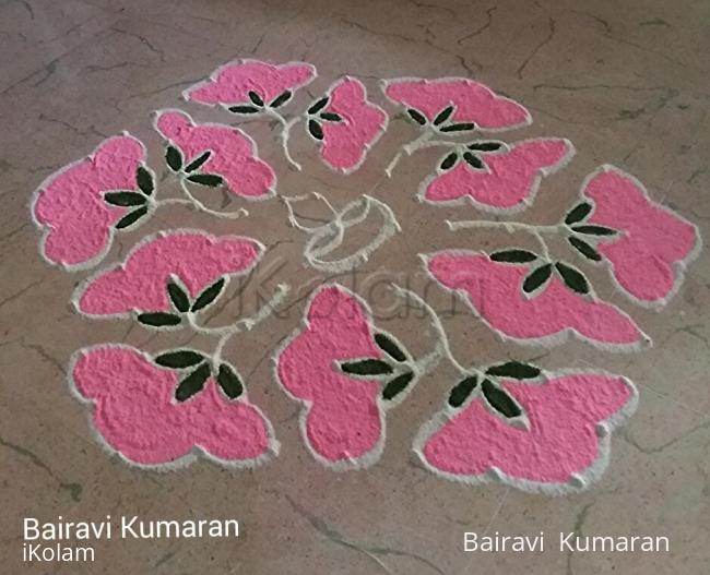 Rangoli: Kaarthigai kolam