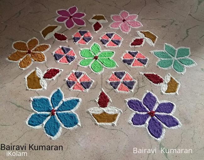 Rangoli: Kaarthigai kolam