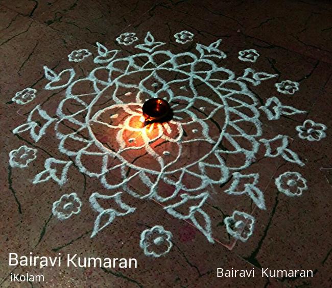 Rangoli: Kaarthigai kolam