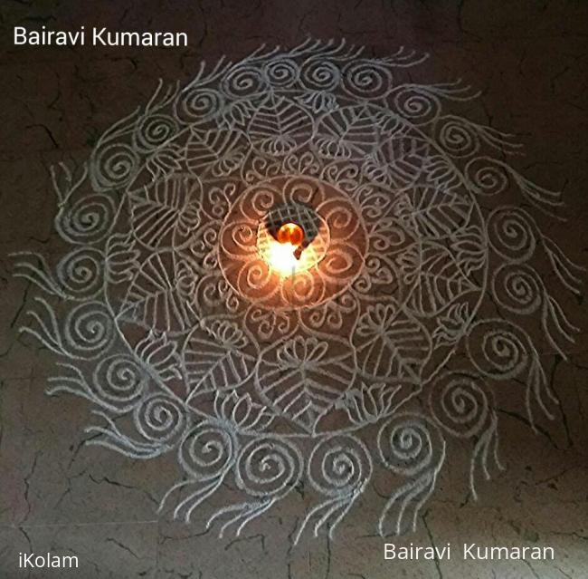 Rangoli: Kaarthigai kolam